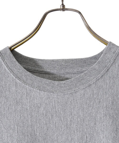 VOTE MAKE NEW CLOTHES（ボートメイクニュークローズ）の「VOTE MAKE NEW CLOTHES / ヴォート メイク ニュークローズ：ALL ARMY ALL NAVY L/S TEE：21FW-0004[WAX]（スウェット・メンズ・イエロー/グレー・L）」の5枚目の写真