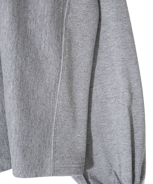 VOTE MAKE NEW CLOTHES（ボートメイクニュークローズ）の「VOTE MAKE NEW CLOTHES / ヴォート メイク ニュークローズ：ALL ARMY ALL NAVY L/S TEE：21FW-0004[WAX]（スウェット・メンズ・イエロー/グレー・L）」の8枚目の写真