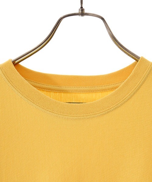 VOTE MAKE NEW CLOTHES（ボートメイクニュークローズ）の「VOTE MAKE NEW CLOTHES / ヴォート メイク ニュークローズ：ALL ARMY ALL NAVY L/S TEE：21FW-0004[WAX]（スウェット・メンズ・イエロー/グレー・L）」の15枚目の写真