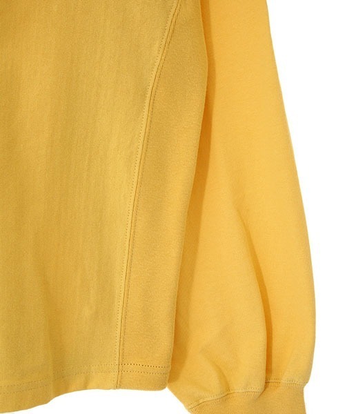 VOTE MAKE NEW CLOTHES（ボートメイクニュークローズ）の「VOTE MAKE NEW CLOTHES / ヴォート メイク ニュークローズ：ALL ARMY ALL NAVY L/S TEE：21FW-0004[WAX]（スウェット・メンズ・イエロー/グレー・L）」の18枚目の写真