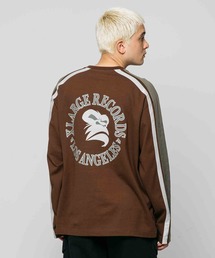 XLARGE | STRIPED SLEEVE HEAVYWEIGHT L/S TEE(Tシャツ/カットソー)