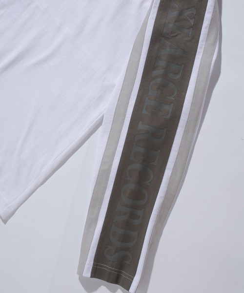 XLARGE（エクストララージ）の「STRIPED SLEEVE HEAVYWEIGHT L/S TEE（Tシャツ/カットソー・メンズ・ブラウン/ホワイト/ブラック・XL/L/S/M）」の9枚目の写真