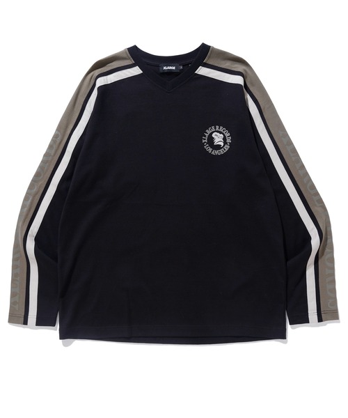 XLARGE（エクストララージ）の「STRIPED SLEEVE HEAVYWEIGHT L/S