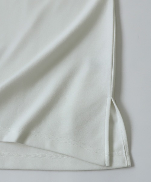 antiqua（アンティカ）の「カジュアルオーバーポンチTシャツ（Tシャツ/カットソー・レディース・ホワイト/カーキ/ブラック・FREE）」の19枚目の写真