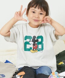 FREAK'S STORE | WEB限定【DISNEY/ディズニー ミッキーマウス】 別注 ビッグシルエット ナンバリングデザイン プリントTシャツ(Tシャツ/カットソー)