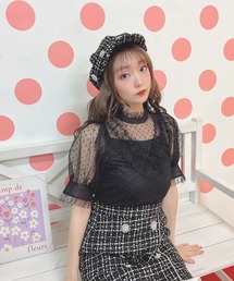 【swankiss】チェック　ショート　ジャケット　ブラウス　可愛い　赤 Swankiss（スワンキス）｜シャツ/ブラウス一覧 - WEAR