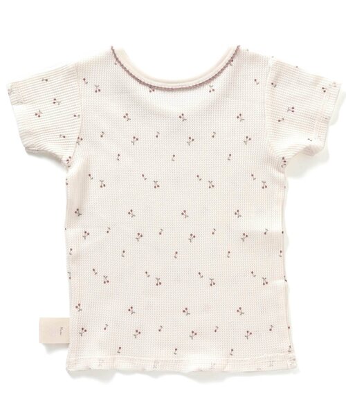 apres les cours（アプレレクール）の「GIRLS ワッフル半袖インナー（インナーウェア/肌着・キッズ・アイボリー/ラベンダー/ピンク/キナリ・90/130/100/80/110/120）」の9枚目の写真