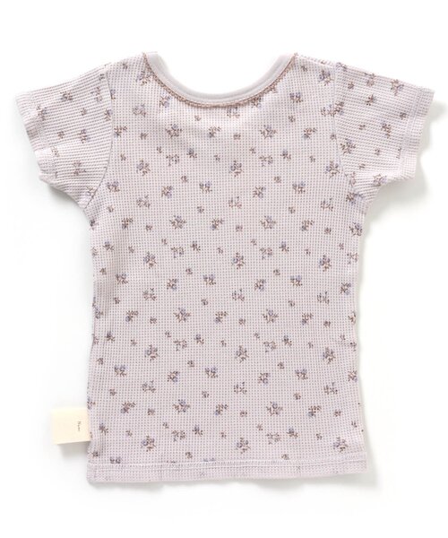 apres les cours（アプレレクール）の「GIRLS ワッフル半袖インナー（インナーウェア/肌着・キッズ・アイボリー/ラベンダー/ピンク/キナリ・90/130/100/80/110/120）」の12枚目の写真