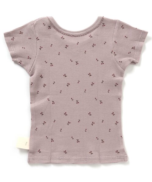 apres les cours（アプレレクール）の「GIRLS ワッフル半袖インナー（インナーウェア/肌着・キッズ・アイボリー/ラベンダー/ピンク/キナリ・90/130/100/80/110/120）」の10枚目の写真