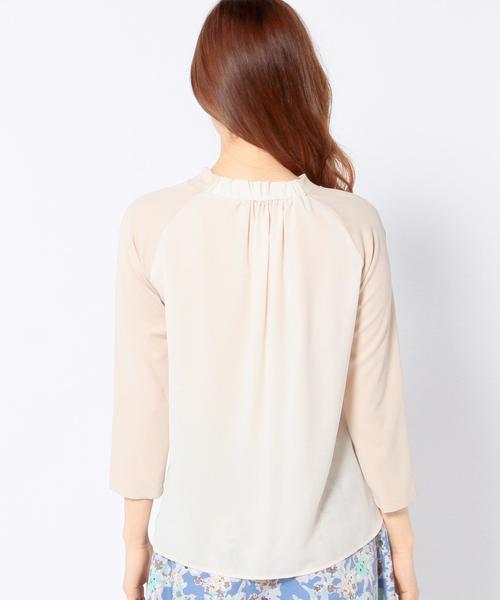 Another Edition（アナザーエディション）の「バックギャザーブラウス/AEBC バックギャザー BLS◆（シャツ/ブラウス・レディース・ホワイト/ブラック/ベージュ・フリー）」の15枚目の写真