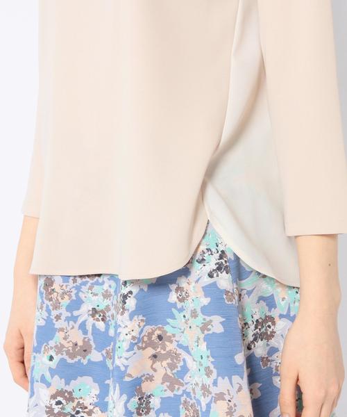 Another Edition（アナザーエディション）の「バックギャザーブラウス/AEBC バックギャザー BLS◆（シャツ/ブラウス・レディース・ホワイト/ブラック/ベージュ・フリー）」の8枚目の写真