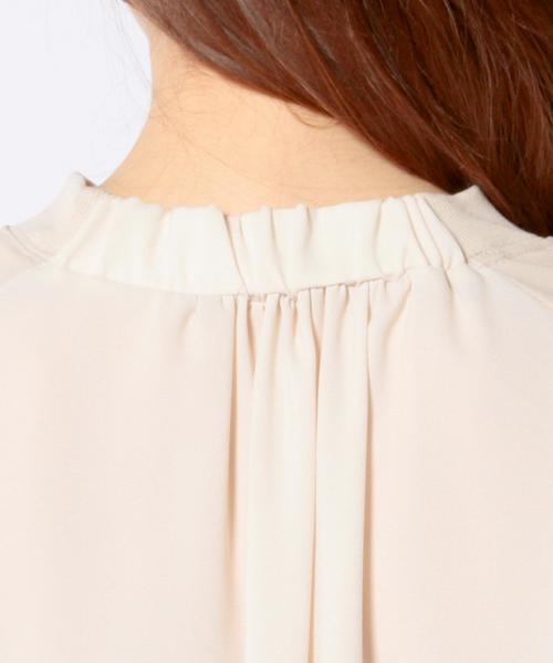 Another Edition（アナザーエディション）の「バックギャザーブラウス/AEBC バックギャザー BLS◆（シャツ/ブラウス・レディース・ホワイト/ブラック/ベージュ・フリー）」の11枚目の写真