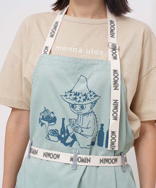 ムーミン 11ぴきのねこ エプロン ホルターネック apron WNI
