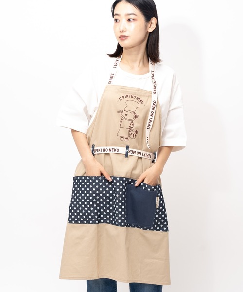 ムーミン 11ぴきのねこ エプロン ホルターネック apron WNI（エプロン