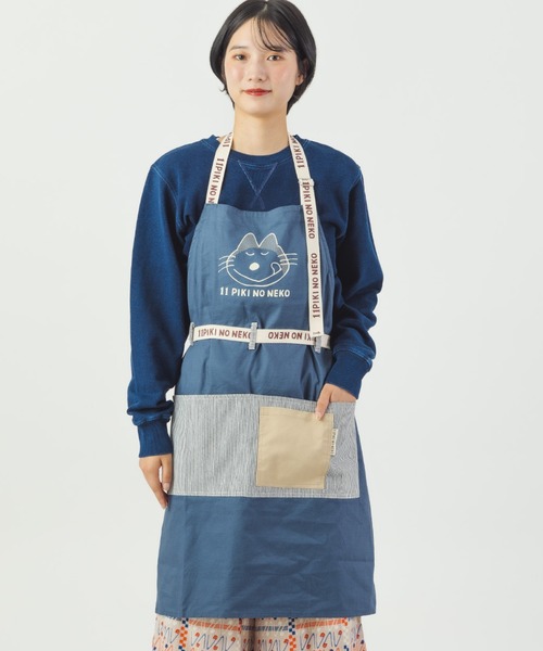 ムーミン 11ぴきのねこ エプロン ホルターネック apron WNI（エプロン