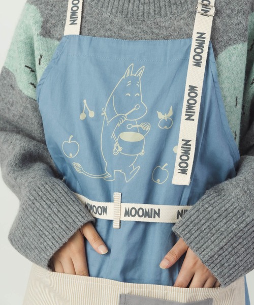 ムーミン 11ぴきのねこ エプロン ホルターネック apron WNI（エプロン