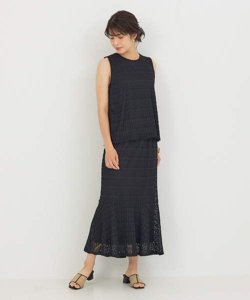 abahouse mavie（アバハウスマヴィ）の「レースマーメイドスカート（スカート・レディース・ブラック/ブラウン・フリー）」の8枚目の写真