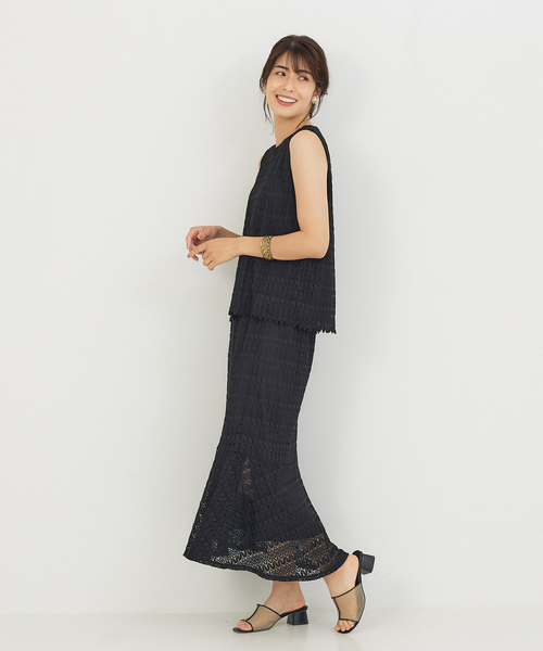 abahouse mavie（アバハウスマヴィ）の「レースマーメイドスカート（スカート・レディース・ブラック/ブラウン・フリー）」の10枚目の写真