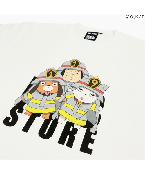 美品 完売品 MFC STORE 炎炎ノ消防隊 コラボTシャツ Sサイズ 森羅日 MFC STORE tシャツ × 炎炎ノ消防隊 茉希 尾瀬 TEE メンズ
