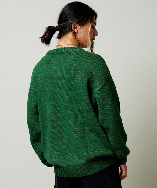 BILLABONG(ビラボン)の「BILLABONG/ビラボン カレッジロゴ風 ニット/セーター BC012-601(ニット/セーター・メンズ・ホワイト/グリーン・L/M)」の21枚目の写真