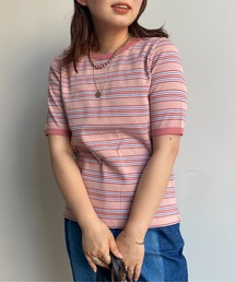 CPCM | マルチボーダー半袖T(Tシャツ/カットソー)