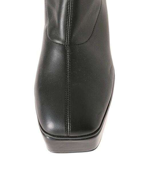 EVRIS（エヴリス）の「スリムチャンキーブーツ（ブーツ・レディース・ホワイト/ブラック・SMALL/MEDIUM/LARGE）」の20枚目の写真