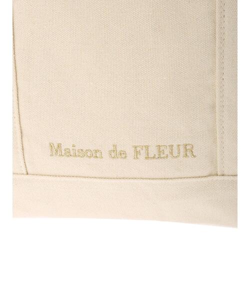 Maison de FLEUR（メゾンドフルール）の「多機能帆布トートMバッグ（トートバッグ・レディース・ブラック/ブラウン/アイボリー・FREE）」の17枚目の写真