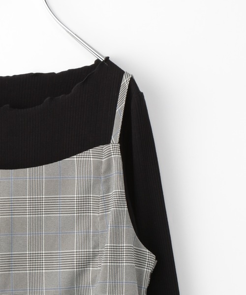 GLOBAL WORK（グローバルワーク）の「インナー付きジャンスカ/AND YUA ANY/299304（ジャンパースカート・キッズ・ベージュ/グレー・150cm/160cm）」の11枚目の写真