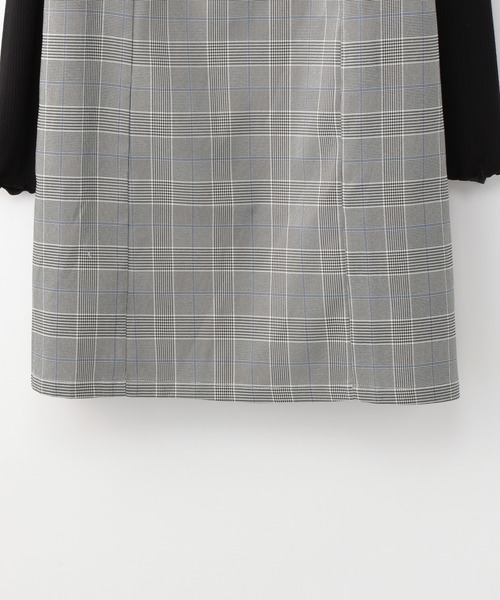 GLOBAL WORK（グローバルワーク）の「インナー付きジャンスカ/AND YUA ANY/299304（ジャンパースカート・キッズ・ベージュ/グレー・150cm/160cm）」の12枚目の写真