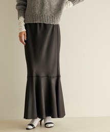 SALON adam et rope' | サテンマーメイドスカート(スカート)