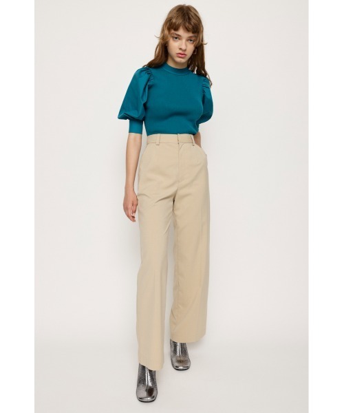 SLY(スライ)の「BACK RIBBON DOCKING KNIT TOPS バックリボン ドッキング ニット トップス(ニット/セーター・レディース・ブラック/ターコイズブルー/マルチ・FREE)」の11枚目の写真