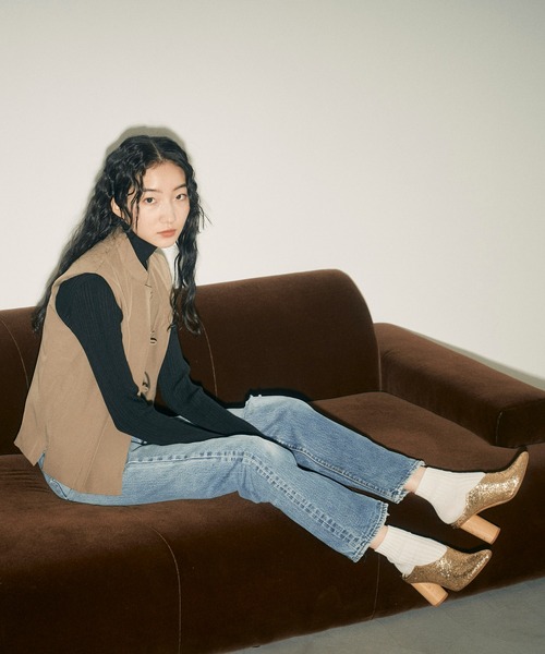 INSIIS(インシス)の「チャイナボタンベスト(ベスト・レディース・ブラック/ベージュ・フリー/S)」の16枚目の写真