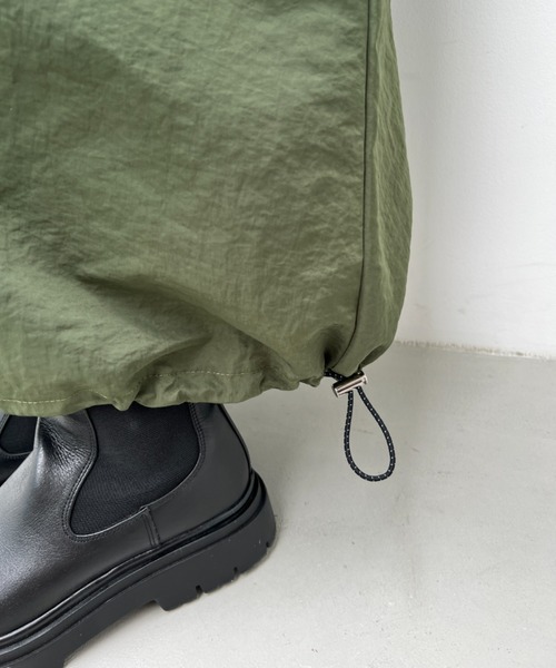 y/m（イム）の「ナイロンドッキングカットワンピース（ワンピース・レディース・ブラック/カーキ・FREE）」の19枚目の写真