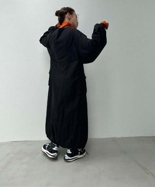 y/m（イム）の「ナイロンドッキングカットワンピース（ワンピース・レディース・ブラック/カーキ・FREE）」の20枚目の写真