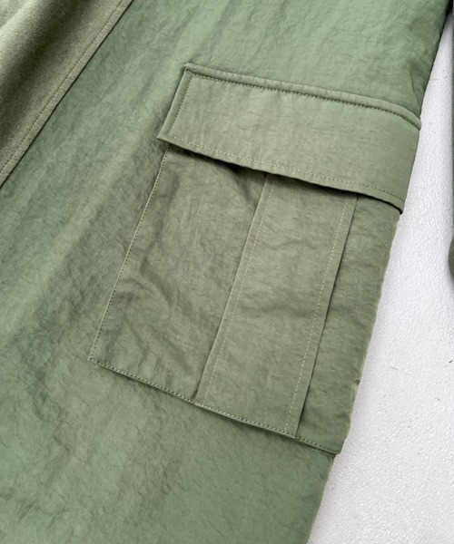 y/m（イム）の「ナイロンドッキングカットワンピース（ワンピース・レディース・ブラック/カーキ・FREE）」の7枚目の写真