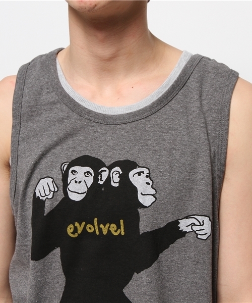 XLARGE（エクストララージ）の「EVOLVE TANK（タンクトップ・メンズ・アッシュ/レッド・SMALL/X-LARGE/MEDIUM/LARGE）」の9枚目の写真