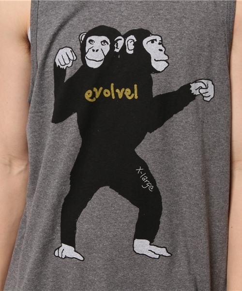XLARGE（エクストララージ）の「EVOLVE TANK（タンクトップ・メンズ・アッシュ/レッド・SMALL/X-LARGE/MEDIUM/LARGE）」の4枚目の写真
