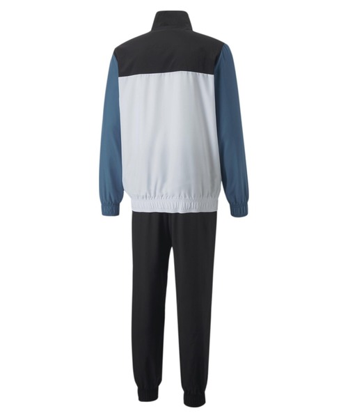 PUMA（プーマ）の「プーマ PUMA ウーブン トラックスーツ（ジャージ・メンズ・レッド/ブラック×ホワイト/ブルー・M/L/LL/S/3L）」の5枚目の写真