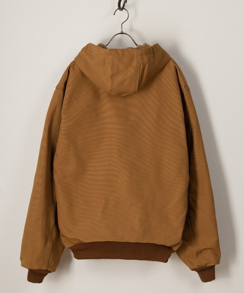 Carhartt(カーハート)の「【Carhartt/カーハート】Thermal-Lined Duck Active Jacket /サーマルライナー ダック アクティブジャケット(ブルゾン・メンズ・ブラウン/ブラック・M/L/XL)」の3枚目の写真