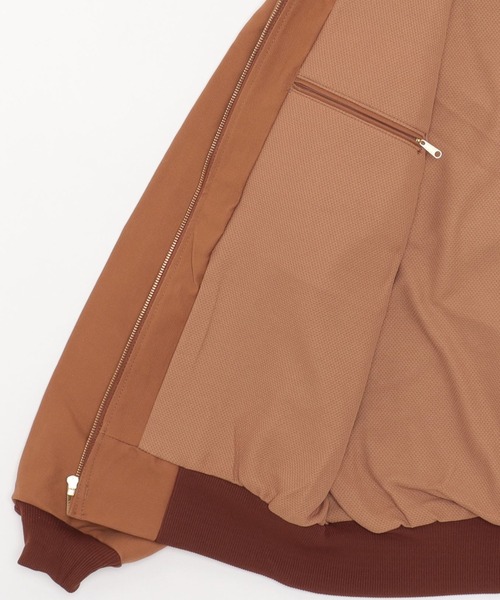 Carhartt(カーハート)の「【Carhartt/カーハート】Thermal-Lined Duck Active Jacket /サーマルライナー ダック アクティブジャケット(ブルゾン・メンズ・ブラウン/ブラック・M/L/XL)」の8枚目の写真