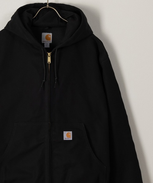 Carhartt(カーハート)の「【Carhartt/カーハート】Thermal-Lined Duck Active Jacket /サーマルライナー ダック アクティブジャケット(ブルゾン・メンズ・ブラウン/ブラック・M/L/XL)」の5枚目の写真