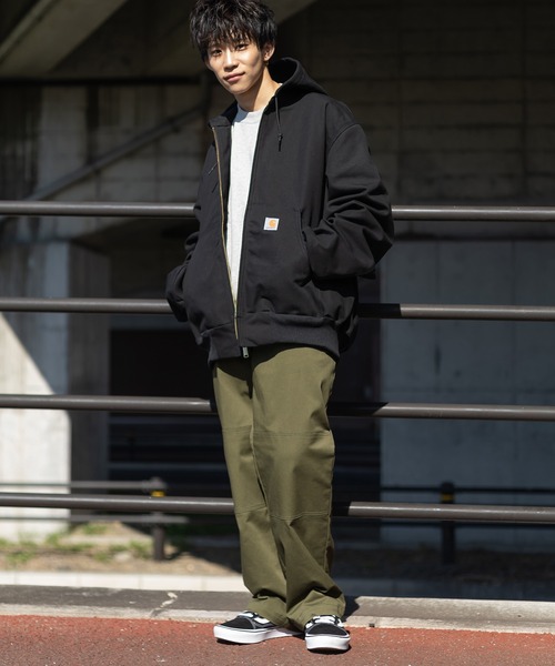 Carhartt(カーハート)の「【Carhartt/カーハート】Thermal-Lined Duck Active Jacket /サーマルライナー ダック アクティブジャケット(ブルゾン・メンズ・ブラウン/ブラック・M/L/XL)」の11枚目の写真
