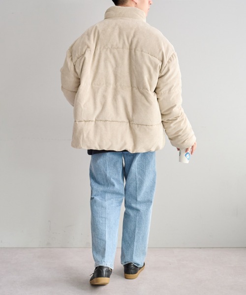 DISCOAT（ディスコート）の「コーデュロイ中綿ブルゾン（ダウン