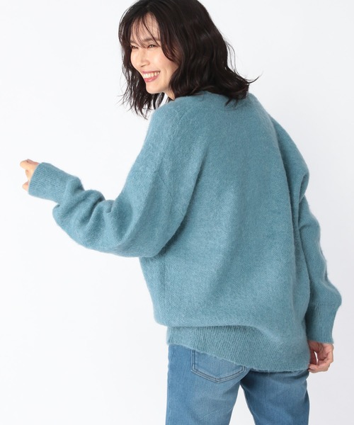 BARNYARDSTORM（バンヤードストーム）の「BARNYARDSTORM / モヘアカーデ（カーディガン/ボレロ・レディース・ブルー/モカ・FREE）」の5枚目の写真