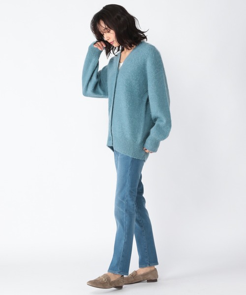 BARNYARDSTORM（バンヤードストーム）の「BARNYARDSTORM / モヘアカーデ（カーディガン/ボレロ・レディース・ブルー/モカ・FREE）」の8枚目の写真