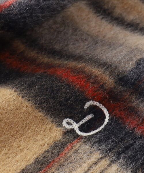 DRESSTERIOR（ドレステリア）の「◆【Safari12月号掲載】カシミヤタータンチェックマフラーM（ストール/ショール・メンズ・グレー/ベージュ/レッド系1・00）」の5枚目の写真