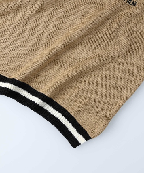 Right-on（ライトオン）の「リブラインセルフィーベスト（ベスト・メンズ・オフホワイト/ライム/ブラック/キャメル・XL/L/M）」の12枚目の写真