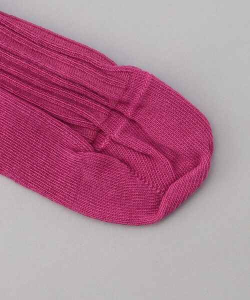 FREAK'S STORE（フリークスストア）の「Baserange/ベースレンジ OVERKNEE SOCKS/オーバーニーソックス（ソックス/靴下・レディース・オリーブ/ピンク・36）」の5枚目の写真