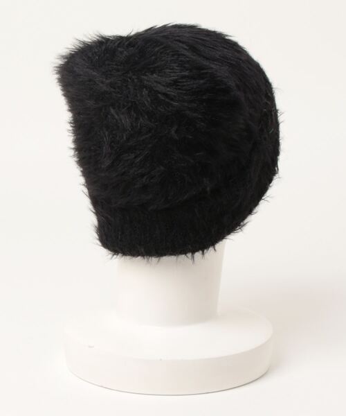 ANDGEEBEE（アンジービー）の「UNISEX シャギーニット帽（ニットキャップ/ビーニー・レディース・ブラック/アイボリー・FREE）」の18枚目の写真