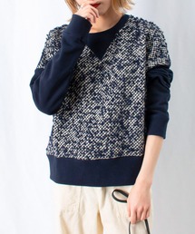 malla マーラ　袖下切り替えスウェット トレーナー プルオーバー malla（マーラ）｜スウェット一覧 - WEAR